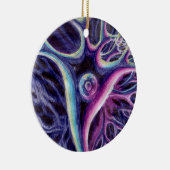 Zeichnend Pyramidenneuron Keramik Ornament (Rechts)