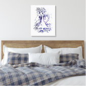 Zeichnend Pyramidenneuronen Leinwanddruck (Insitu (Schlafzimmer))