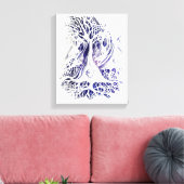 Zeichnend Pyramidenneuronen  Leinwanddruck (Insitu (Wohnzimmer))