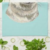 Zeichnend Ragdoll-Katze Geschirrtuch (Gefaltet)