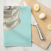 Zeichnend Ragdoll-Katze Geschirrtuch (Viertel Falte)