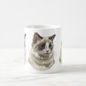 Zeichnend Ragdoll-Katze Kaffeetasse (Mittel)