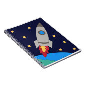 Zeichnend Rakete Notizblock (Rechte Seite)