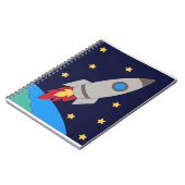 Zeichnend Rakete Notizblock (Linke Seite)