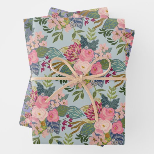 Zeichnend Raumwackelpapier — Flachblatt-Set 3 Geschenkpapier Set (Beispiel)