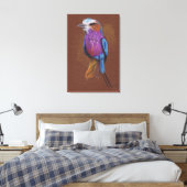 Zeichnend Raupenstift Leinwanddruck (Insitu (Schlafzimmer))