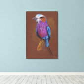 Zeichnend Raupenstift Leinwanddruck (Insitu (Holzboden))