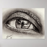 Zeichnend Reflektion des Auges