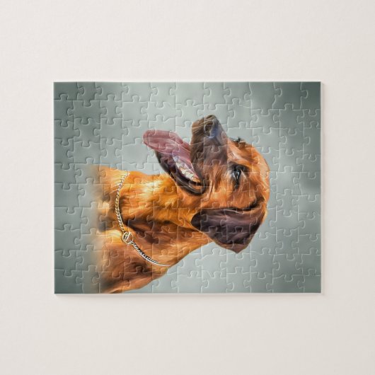 Zeichnend Rhodesian Ridgeback Puzzle (Horizontal)