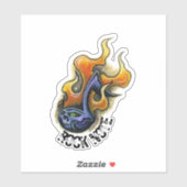 Zeichnend Rocknote Aufkleber (Blatt)