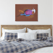 Zeichnend Rollenstift Leinwanddruck (Insitu (Schlafzimmer))