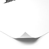 zeichnend Rose Fotodruck (Ecke)