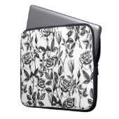 zeichnend Rose Laptopschutzhülle (Vorderseite Links)