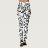 zeichnend Rose Leggings (Rückseite)