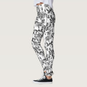 zeichnend Rose Leggings (Links)