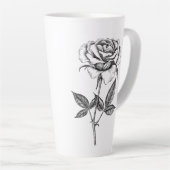 zeichnend Rose Milchtasse (Rechte Ecke)