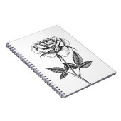 Zeichnend Rose Notizblock (Rechte Seite)