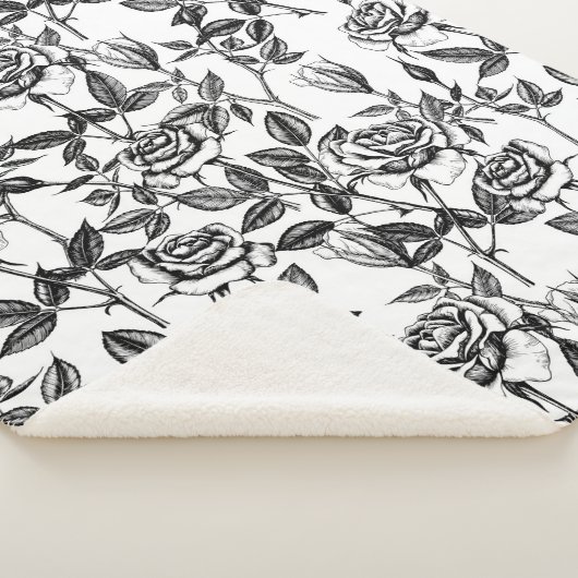 zeichnend Rose Sherpadecke (3/4)