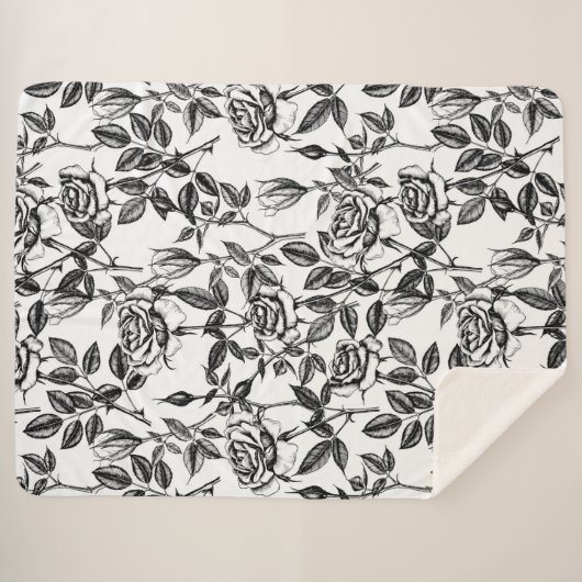 zeichnend Rose Sherpadecke (Vorderseite (Horizontal))