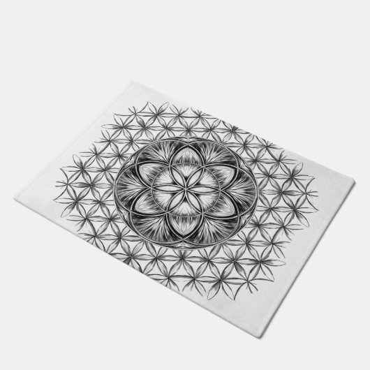 Zeichnend Saatgut Fußmatte (Schrägansicht)