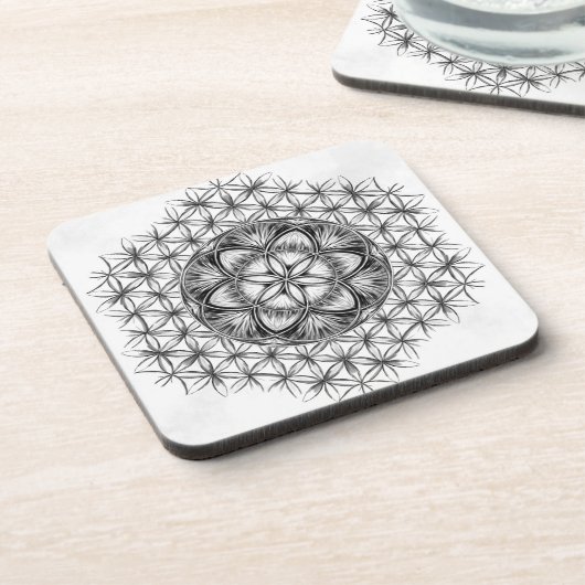 Zeichnend Saatgut Getränkeuntersetzer (Linke Seite)