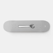 Zeichnend Schlüssel, Vintage Werkzeugaufnahme. Skateboard (Horizontal)