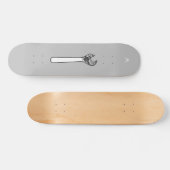 Zeichnend Schlüssel, Vintage Werkzeugaufnahme. Skateboard (Horizontal)