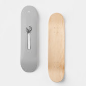 Zeichnend Schlüssel, Vintage Werkzeugaufnahme. Skateboard (Vorderseite)
