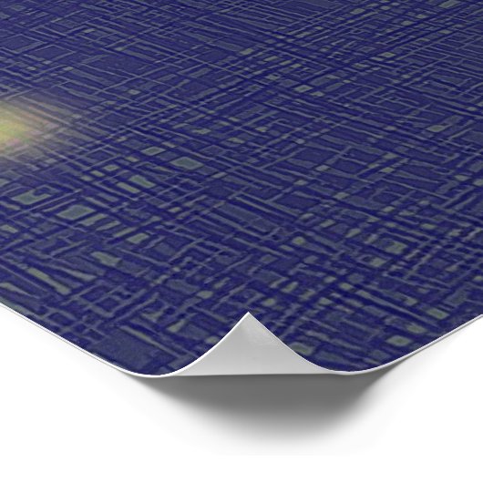 Zeichnend Schwanenflug Poster (Ecke)