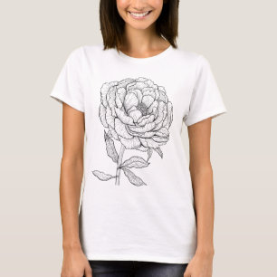 Zeichnend, schwarz und weiß 3 T - Shirt