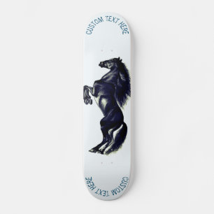 Zeichnend Schwarzes Wild - Text hinzufügen / Name Skateboard