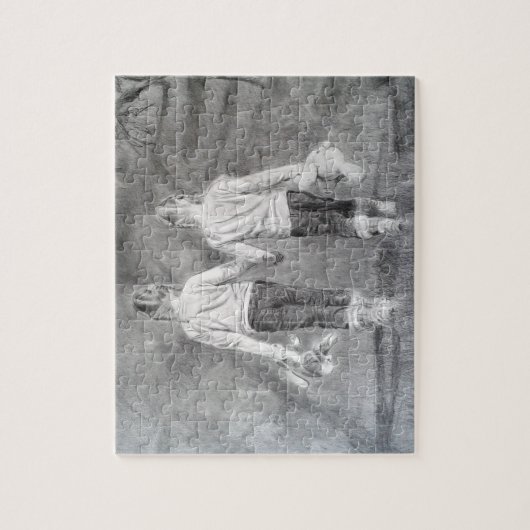 Zeichnend Schwestern Puzzle (Vertikal)