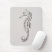 Zeichnend Seepferd an der Küste Mousepad (Mit Mouse)