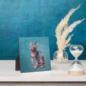 Zeichnend Sphynx-Kätzchen Fotoplatte (InSitu)