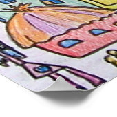 zeichnend städtische Kinder Poster (Ecke)