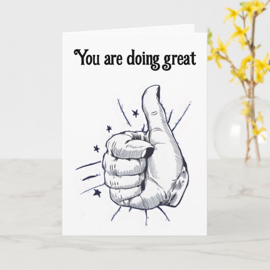 Zeichnend Stift Karte (Gelbe Blume)