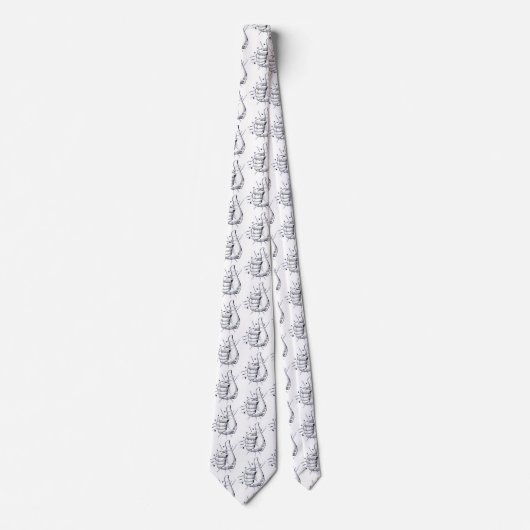 Zeichnend Stift Krawatte (Vorderseite)