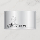 Zeichnend Straßenkarte Visitenkarte (Rückseite)