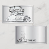 Zeichnend Straßenkarte Visitenkarte (Vorne/Hinten)