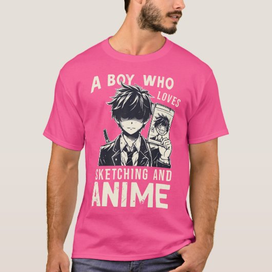 Zeichnend T-Shirt (Vorderseite)