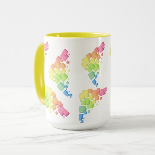 Zeichnend Tasse (Vorderseite Links)