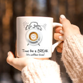 Zeichnend Tasse für die Kaffeezeit