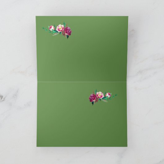 Zeichnend Textgrüßkarte Karte (Innenseite)