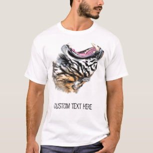 Zeichnend Tiger-T - Shirt - Ihr Text