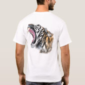 Zeichnend Tiger-T - Shirt - Ihr Text (Rückseite)