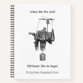 Zeichnend Verbindungsleitung für kreisförmige Sock Notizblock (Vorderseite)