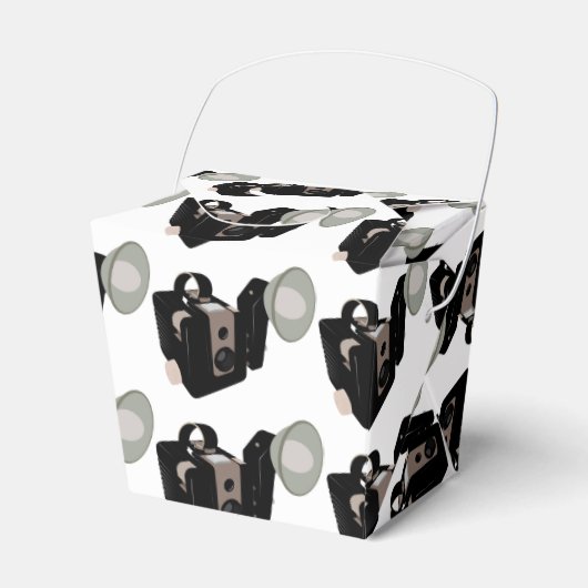 zeichnend Vintage Kamera Geschenkschachtel (Vorderseite)