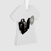 zeichnend Vintage Kamera Ornament (Vorderseite)