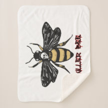 zeichnend Vintage Killerbiene