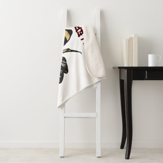 zeichnend Vintage Killerbiene Sherpadecke (Beispiel)